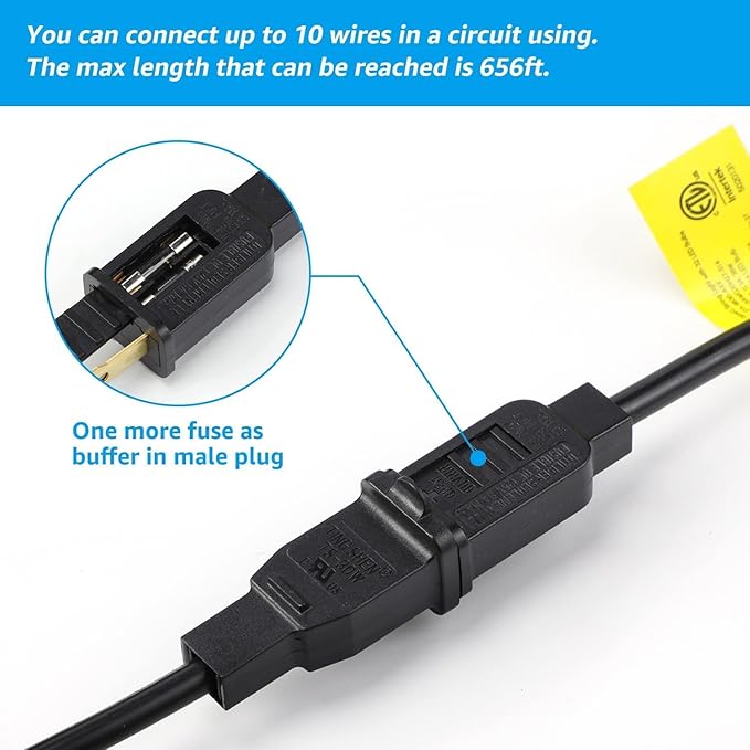 TORCHSTAR 96ft LED Outdoor String Lights, Patio Light with 30+2 Shatterproof Vintage Edison Bulbs, S14 E12 Sockets | Lumora