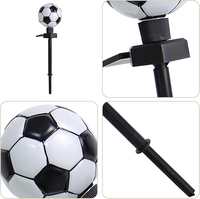 Solar Lawn Soccer Stake Light LED Solar Garden Path Lights Decorative Outdoor Yard Lighting for Patio Lawn Landscape