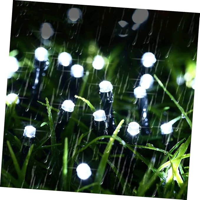 NUOBESTY Led Bead Solar String Lights for Outdoor Decor Patio Garden Wedding Christmas | Lumora