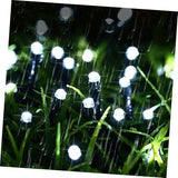NUOBESTY Led Bead Solar String Lights for Outdoor Decor Patio Garden Wedding Christmas | Lumora
