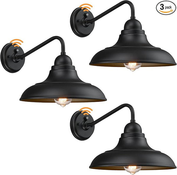 12" Dusk to Dawn Outdoor Wall Sconces Farmhouse Barn Light Outdoor Wall Lights Exterior Wall Lighting Fixture for | Lumora