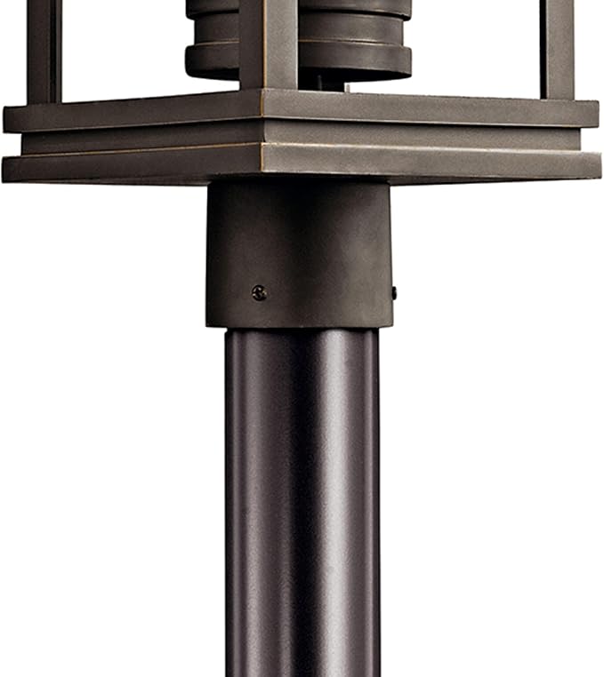 Kichler 49478RZ South Hope Outdoor Post Mount 1-Light, Rubbed Bronze | Lumora