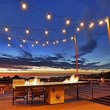 100 Foot S14 LED Edison Outdoor String Lights - Commercial Grade String Lights - Backyard Garden Gazebo – Cafe | Lumora