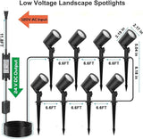 ZYAN APP Control Die-Cast Aluminum RGB Landscape Spotlights with Remote Control, Color Changing Music Sync Timer | Lumora