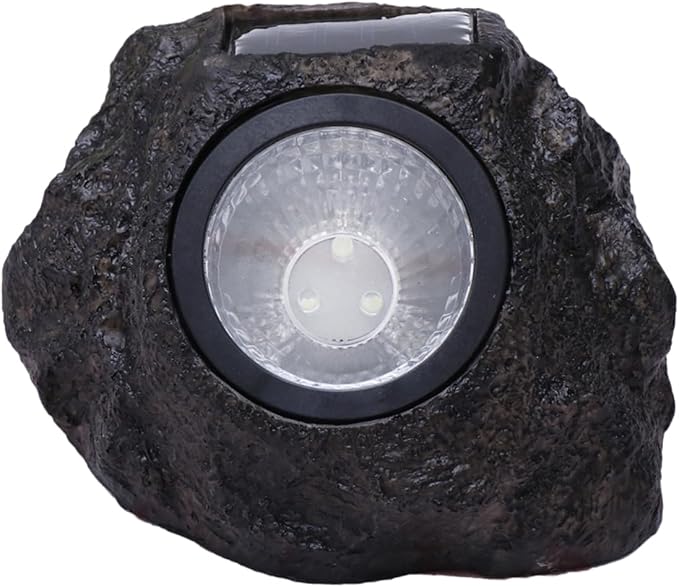 jojofuny 2pcs Solar Pathway Lights Eternity Outdoor Landscape Lights Solar Power Fixture