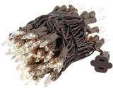 Novelty Lights 22 Feet 100 Bulbs Traditional Incandescent Mini Lights, Clear on Brown Wire with 2.5" Spacing | Lumora