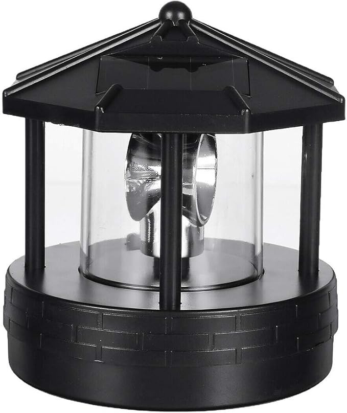 Garden Solar Lights, Outdoor LED Solar Lighthouse, Durable Rotatable Waterproof Solar Lights for Pathway Free Size