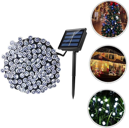 Veemoon 2 Sets 10M Waterproof Solar Powered LED String Lights 100 LED Fairy Lights for Outdoor Garden Decor for Christmas Patios Trees and Parties