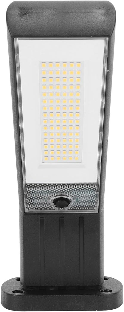 Focket Solar Lights Outdoor, 2 in 1 Solar Pathway Lights with Screw and Screw Fixed Mounting for Garden Paths Garage Doors