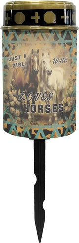 Vintage Aztec Horse Solar Lights Outdoor Waterproof Horse Solar Lantern Stake Lights Solar Pathway Lights for | Lumora