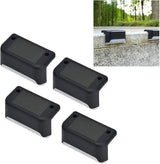 4pcs Solar Deck Lights Outdoor LED Solar Step Lights Illuminate Pathway Yard Patio Stairs Fences (White Light) | Lumora