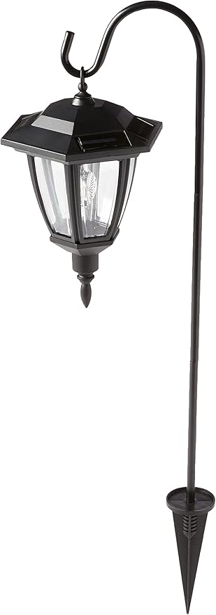 GSL SS-GSL-SS30P Shephards Hooks Solar Powered Lantern, 9"
