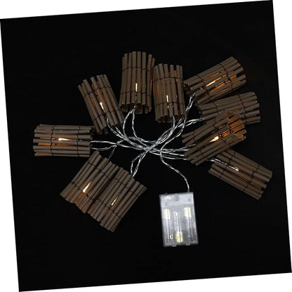 Decorative Rattan String Lights for Outdoor Use Unique Simulation Design Warm Bulbs for Patios and Festive Celebrations