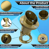 Waterproof Underwater Light 175 Solid Brass 7WMR16 LED Bulb Pond Submersible Waterfall Pool Fountain Light for | Lumora
