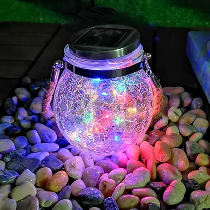 DOITOOL 2 Pcs Solar Lights Replacement Top, 3.14 Inchwaterproof Solar Fairy Lights Jar Lids String Parts for Outdoor Watering Can Hanging Lanterns Patio Yard Garden Wedding Decoration