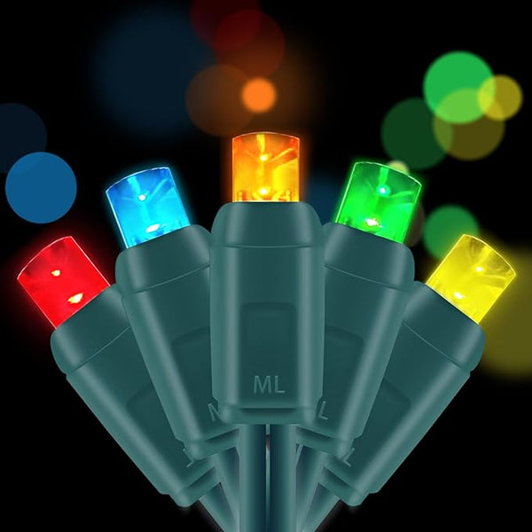 Everfit Lighting 50 Count 5MM Wide Angle Led Christmas Lights Set,Outdoor Led String Lights for Garden Patio | Lumora