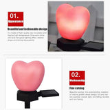 1PC Valentines Day Outdoor Decorations Lights -Solar Heart Garden Stakes Lights Outside, Atmosphere Light Ground | Lumora