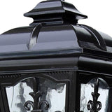 Lights Outdoor Anti-Rust Mini Street Light Garden Lamp European Victorian Aluminum Glass Outdoor Lawn Lamp Home | Lumora