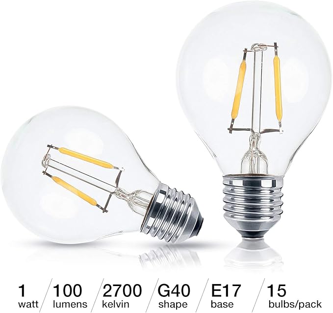 Brightech Ambience Pro LED String Lights - 26 Ft Commercial Grade Patio Lights Outdoor Waterproof with One Extra | Lumora