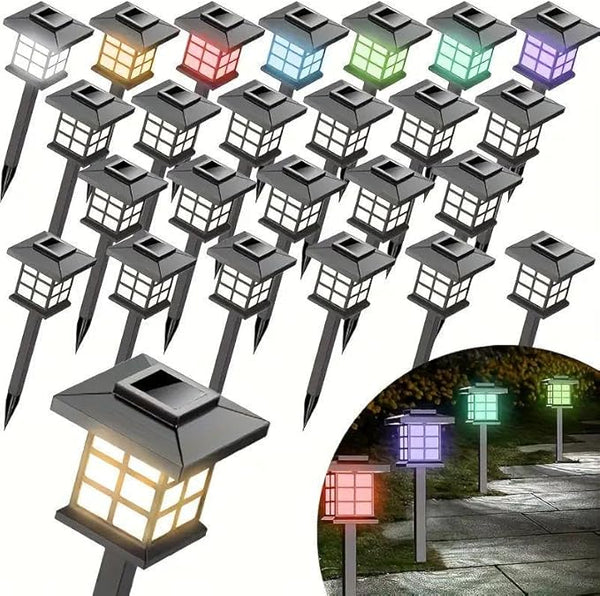 Solar Path Lights, Outdoor Solar Landscape Lights, with LED Bulbs, Suitable for Gardens, Paths, Yards, and | Lumora