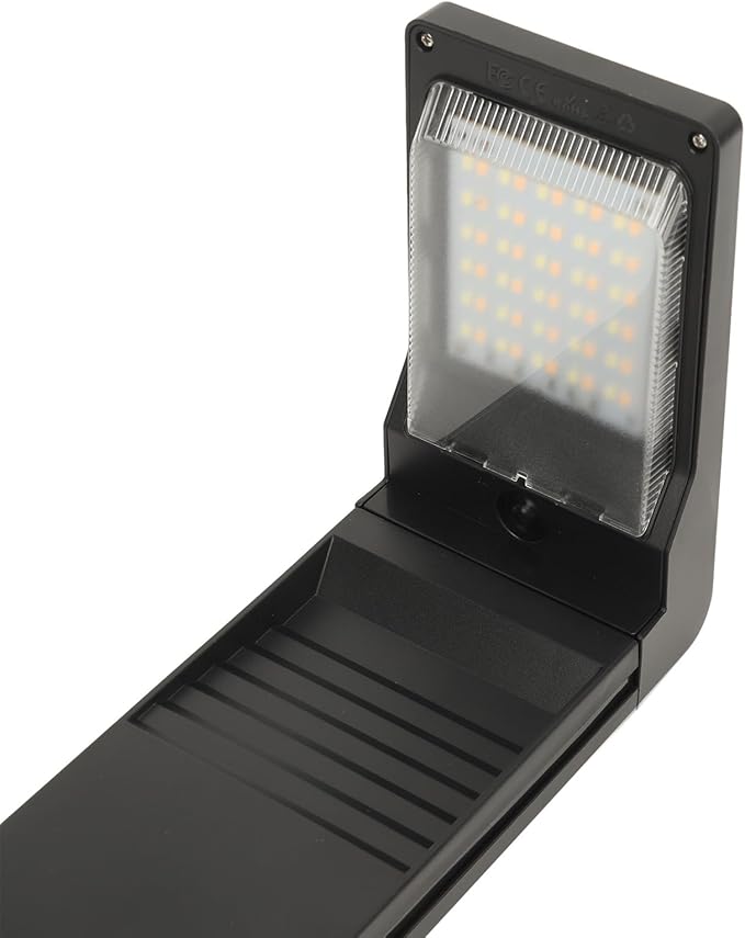 Asixxsix Solar Garden Lights, Outdoor Solar Pathway Lights with Battery Operated, 2 Color Temperatures Adjustable Brightness Levels, Solar Outdoor Lights for Garden, Landscape,