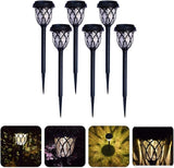 GLEAVI 6pcs Waterproof Solar Garden Path Lights Warm White LED Outdoor Yard Lawn Lighting for Patio Landscape with | Lumora