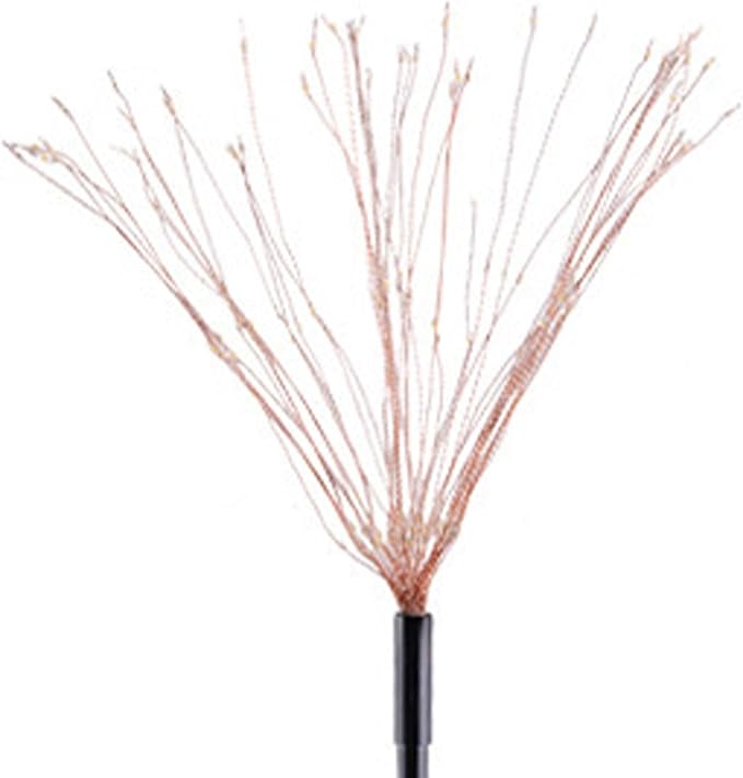 Hyuduo Solar Garden Firework Lights, 36.4 Inch Decorative Outdoor Stake Light, IP65 Waterproof, 8 Lighting Modes, ABS Material, Colorful LED for Yard, Wedding, Patio