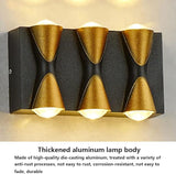 Exterior Light Fixture,Up and Down Wall Lights Indoor IP65 Waterproof Morden Wall Sconces Lighting 6W Warm White | Lumora