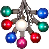 100 Foot G50 Outdoor Patio String Lights with 125 Multi Globe Bulbs – Indoor Outdoor String Lights – Market Bistro | Lumora
