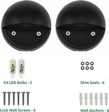 Lumina Lighting® 2W Landscape Deck Lights (2 Pack) | Low Voltage Landscape Deck Lights Waterproof - Outdoor Patio | Lumora