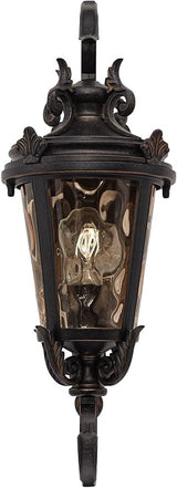John Timberland Casa Marseille European Vintage Outdoor Wall Light Bronze French Vintage Sconce Fixture Decor for | Lumora
