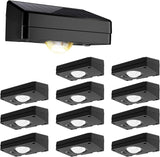 Solar Fence Lights Outdoor Waterproof 12 Pack,Solar Deck Lights with Warm & Cool White + RGB Modes | Lumora