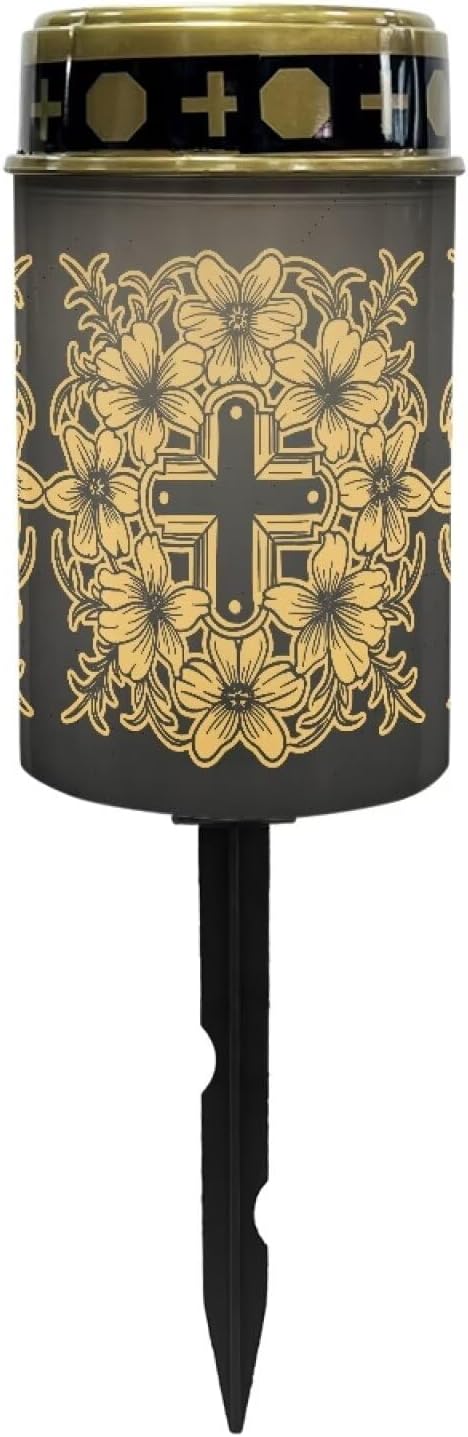 Solar Garden Stake Lights Bright Solar Cemetery Grave Decorations Waterproof Solar Lights for Outside, Driveway | Lumora