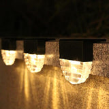 Ulalaza 2Pcs Solar Decking Lights RGB+ Changing Solar Step Lights Outdoor Waterproof Stair Lights for Fence, Deck | Lumora