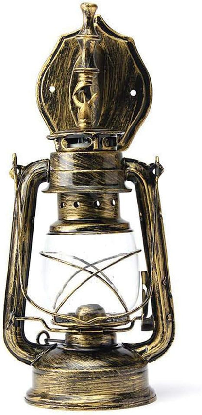 FIKNEE Rustic Wall Sconce Lighting - Antique Vintage Lantern Light Fixture for Porch, Garden, Yard - Retro Outdoor Lamp (Green)