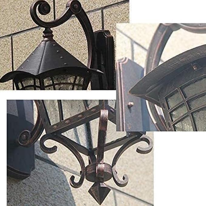 Wall Mounted Light Wall Lamp Outdoor Anti-Rust Waterproof Wall Light Glass Light Die-cast Aluminum E27 Base Socket | Lumora