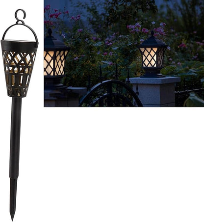 Tyenaza Solar Pathway Lights, Solar Lights Outdoor Decorative LED Solar Pathway Yard Lights Geometric Figure Lights for Walkway Sidewalk Driveway
