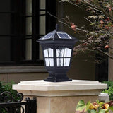 Outdoor Lamp Post Light Post Lights Outdoor,IP55 Retro Solar Outdoor Waterproof Garden Lighting Aluminum Metal | Lumora
