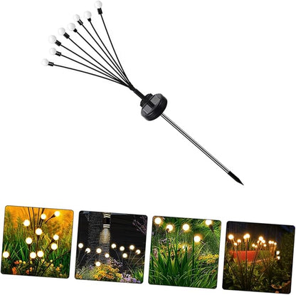 NUOBESTY 2pcs Solar Garden Light Decorative Solar Stake Lamp for Pathway Lawn Patio Easy Installation No Wires Creates Beautiful Outdoor Ambiance