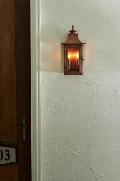 Acclaim 8302CP St. Charles Collection 2-Light Wall Mount Outdoor Light Fixture, Copper Patina (bulb is not included)