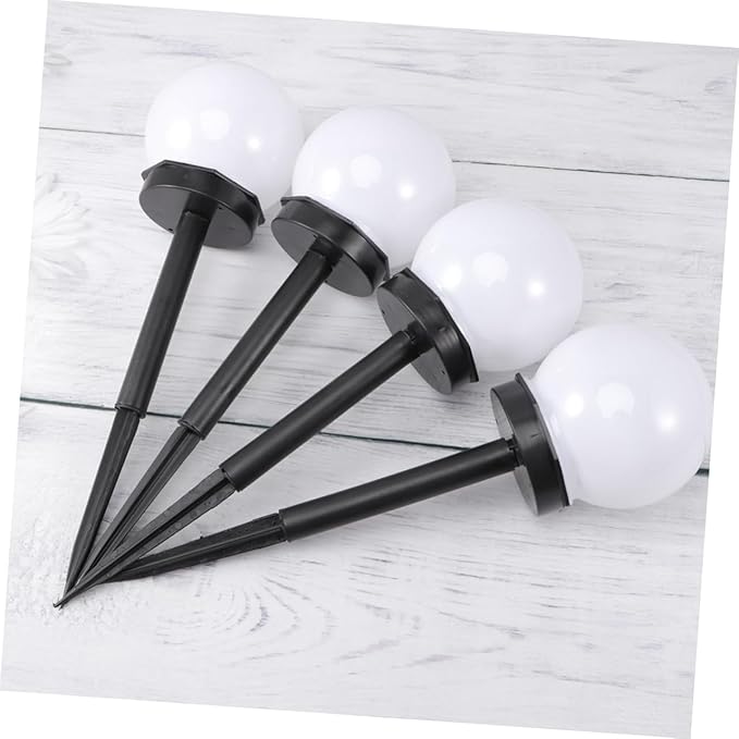 jojofuny 8pcs Solar Lawn Lights Outdoor Ball Lamps for Garden Patio Energy-Saving Solar Lights with Decorative Glow for Pathways and Flowerbeds