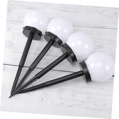jojofuny 8pcs Solar Lawn Lights Outdoor Ball Lamps for Garden Patio Energy-Saving Solar Lights with Decorative Glow for Pathways and Flowerbeds