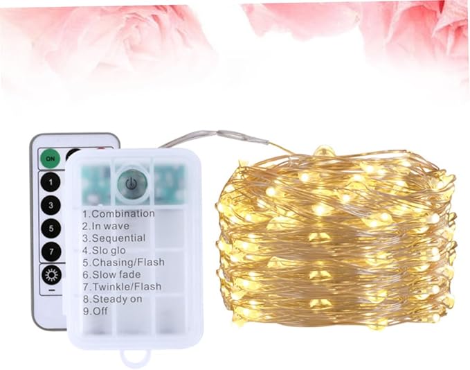 Remote Led Star String Lights with USB Charging Led Fairy Lights for Home Garden and Party Decoration Warm White