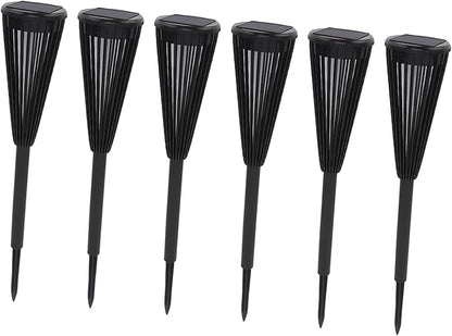 Solar Pathway Light 6 Pcs, IP65 Waterproof LED Landscape Lamp, Automatic Intelligent Sensing - Solar Powered, Durable Materials, Ideal for Garden and Walkway Lighting