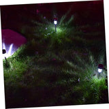 NUOBESTY 8Pcs Solar Ground Lights Tube LED Garden Landscape Lamp for Pathway Driveway Outdoor Light Solar Garden | Lumora