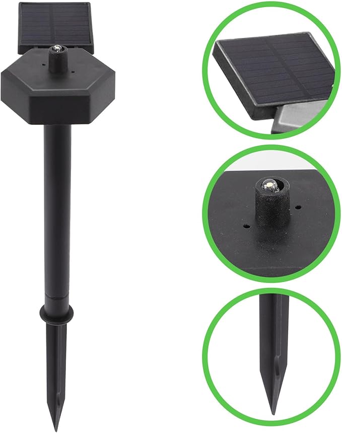 Solar Ground Plug Garden Decoration Accessory for Solar Pathway Lights, Ip55 Waterproof LED Landscape Lighting | Lumora
