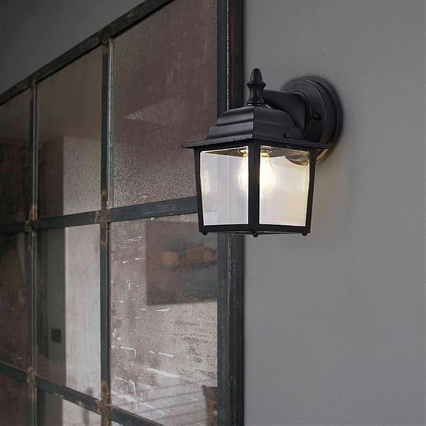 Outdoor Lamp Post Light Wall LED Outdoor Mounted Porch Retro Wall Light Black Rustic Loft Antique Wall Lamp Edison | Lumora