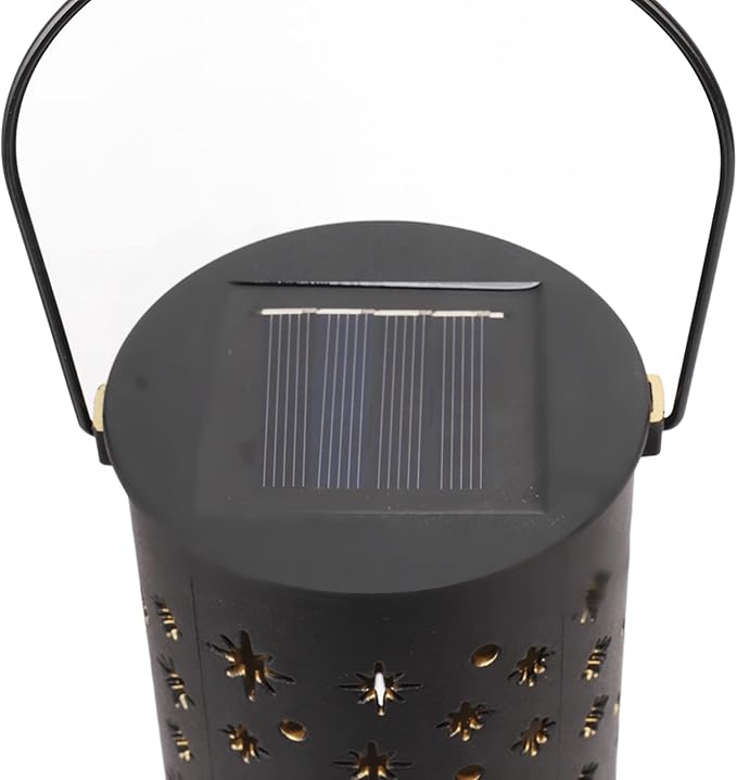 Solar Garden Lamp, 6 Sets Waterproof LED Solar Pathway Lights, Outdoor Landscape Star Moon Ground Lamp for Lawn Patio Walkway