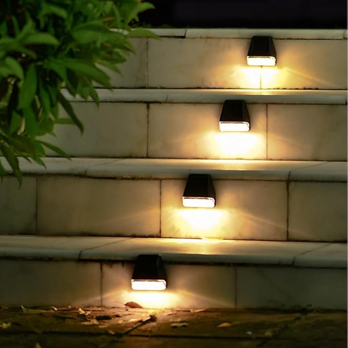 Angoily Solar Light Outdoor Led Solar Wall Lamp Automatic Charging Garden Decorative Light