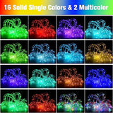 Nazuwke 164Ft Rope Lights Outdoor, 500 LEDs String Lights with Remote